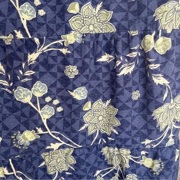 Sonoma Floral Print‎ Linen Blend Sleeveless Summer Maxi Sundress - Picture 6 of 12